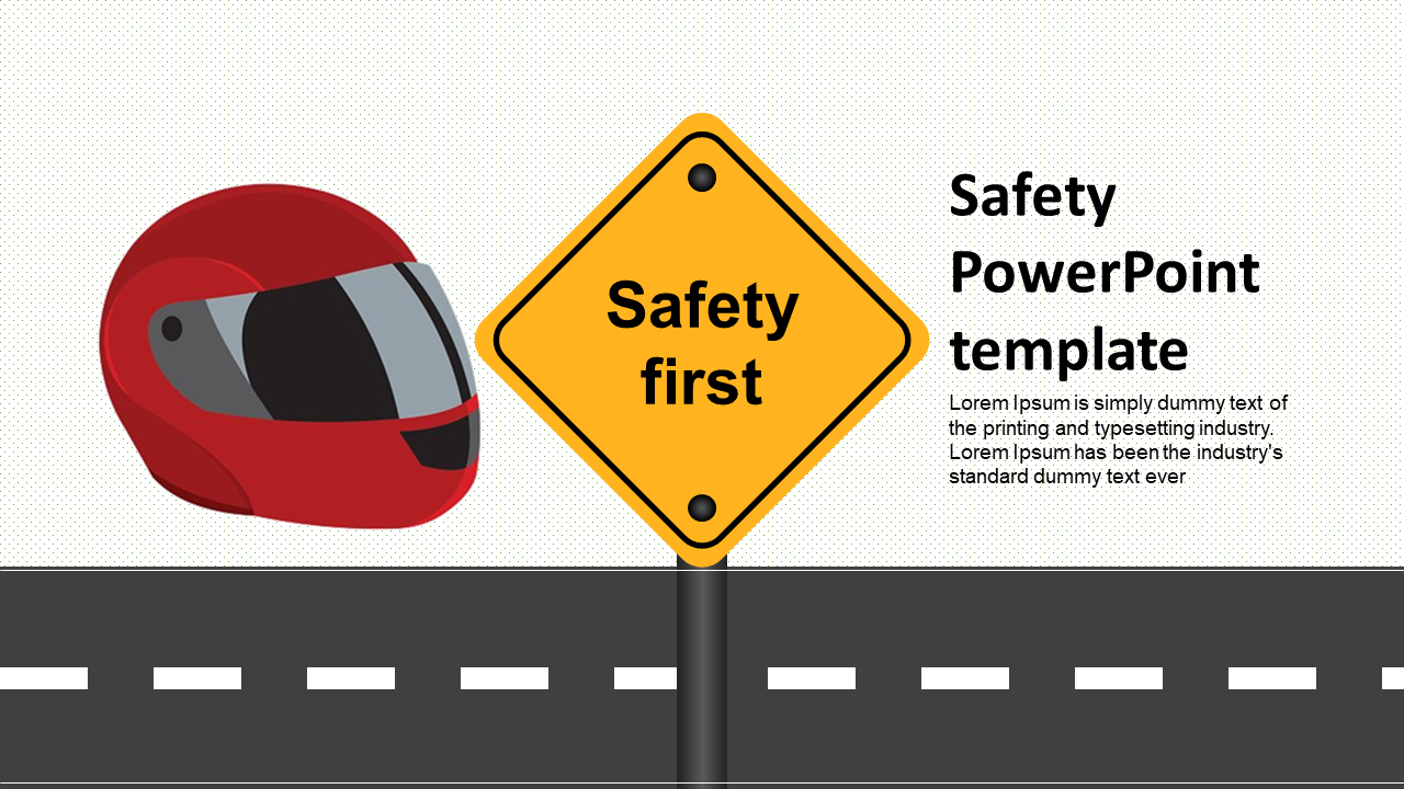 Creative Safety PowerPoint Template Presentation PPT